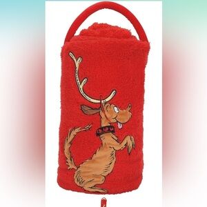 The Grinch by Dr. Seuss Holiday throw blanket